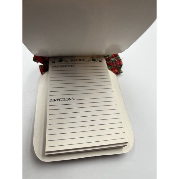 Vintage 1980s Recipe Book With Real Cloth Top 100 Sheets ADORABLE FIND - Picture 7 of 14